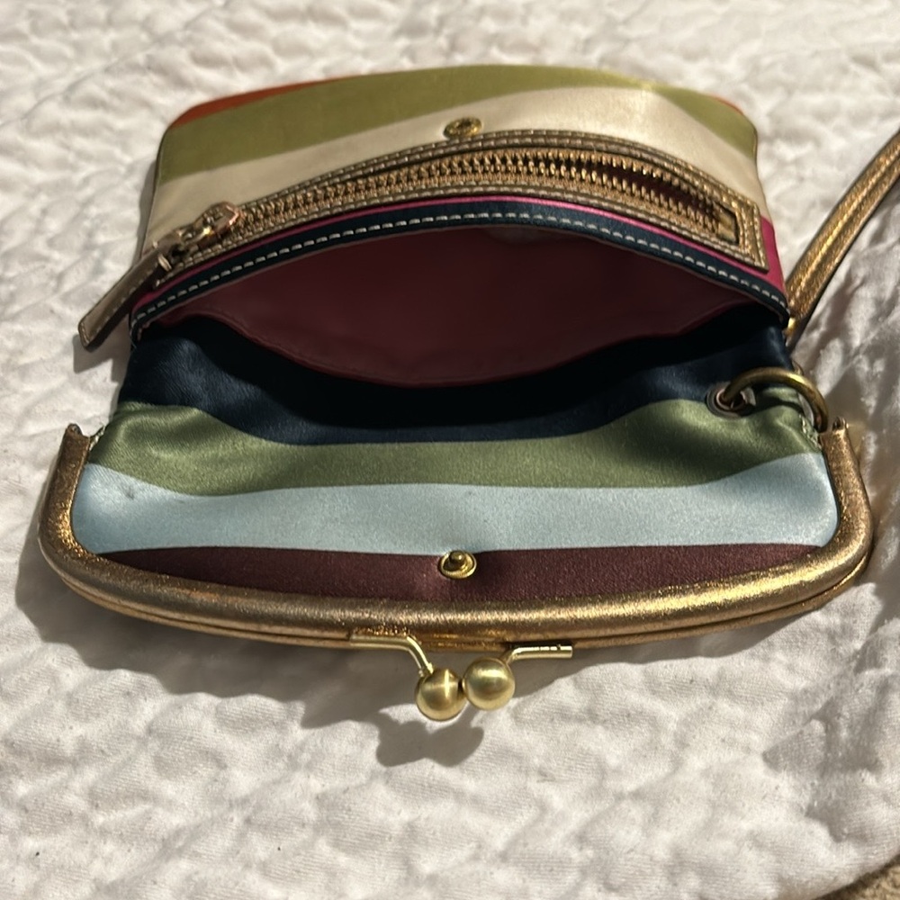 Coach soft wristlet